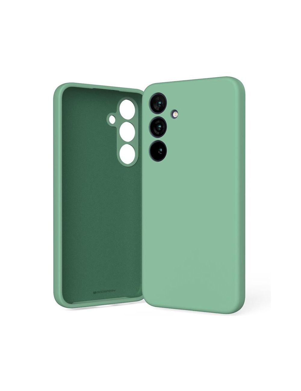 Mercury Silicone Case Samsung S24+ GREEN / ZIELONY