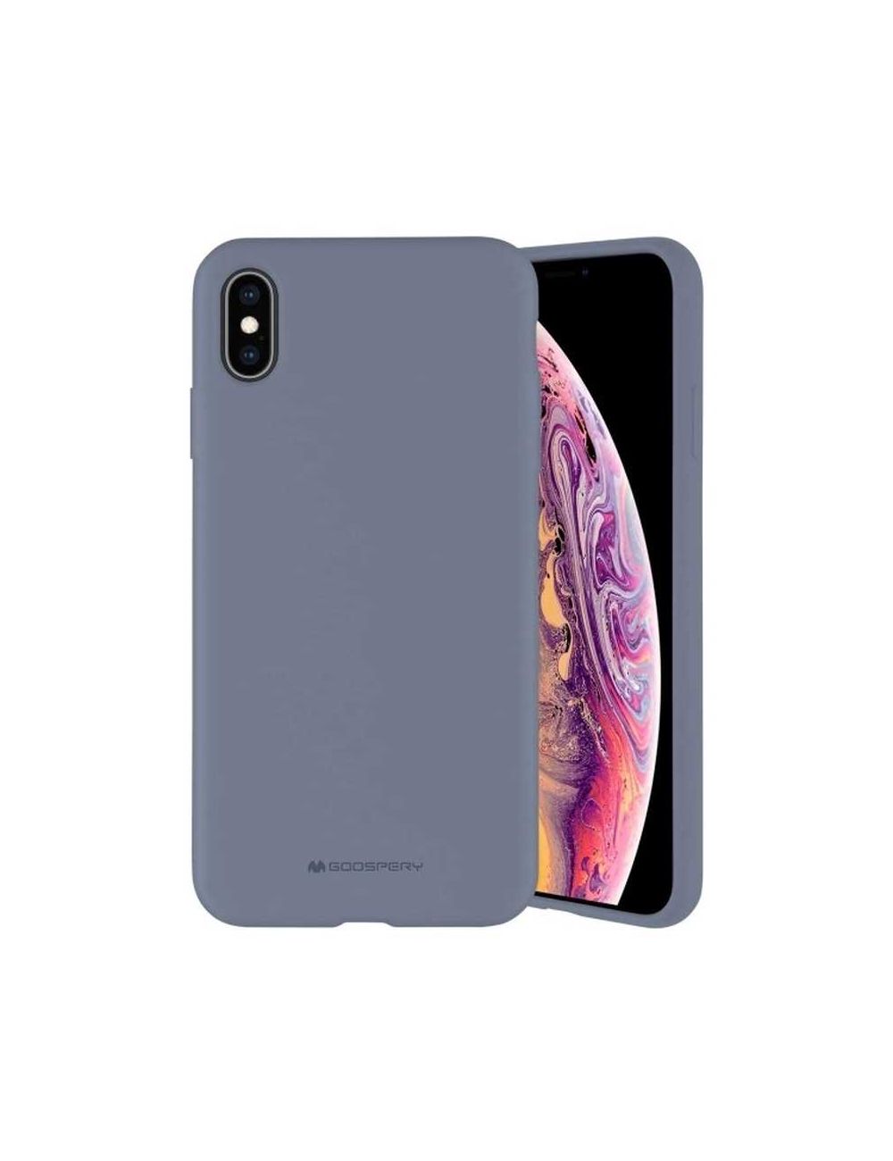 Mercury Silicone Case Samsung A15 5G LAVENDER GRAY / LAWENDOWY