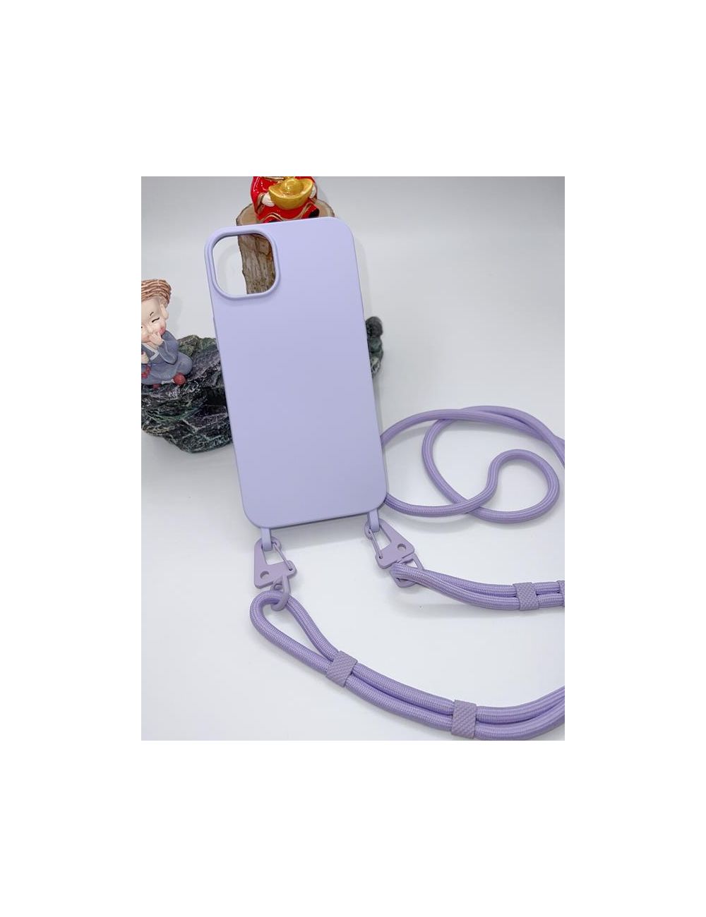 Uniwersalna smycz do telefonu / na ramię Hook-07, PURPLE / FIOLETOWY