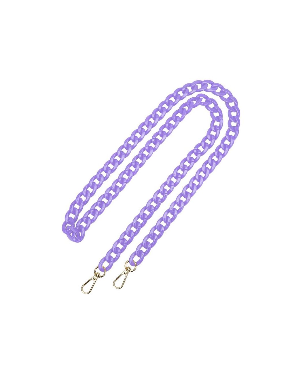 Uniwersalna smycz do telefonu / na ramię Chain-09, PURPLE / FIOLETOWY