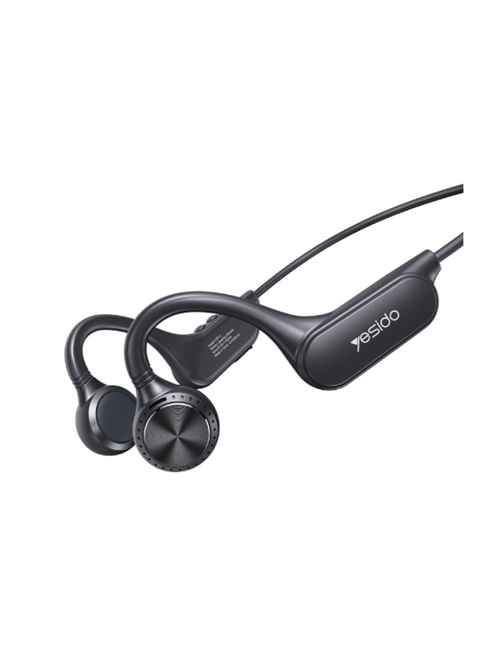 Yesido Słuchawki YSP12 Bone Conduction Bluetooth 5.3, BLACK / CZARNY