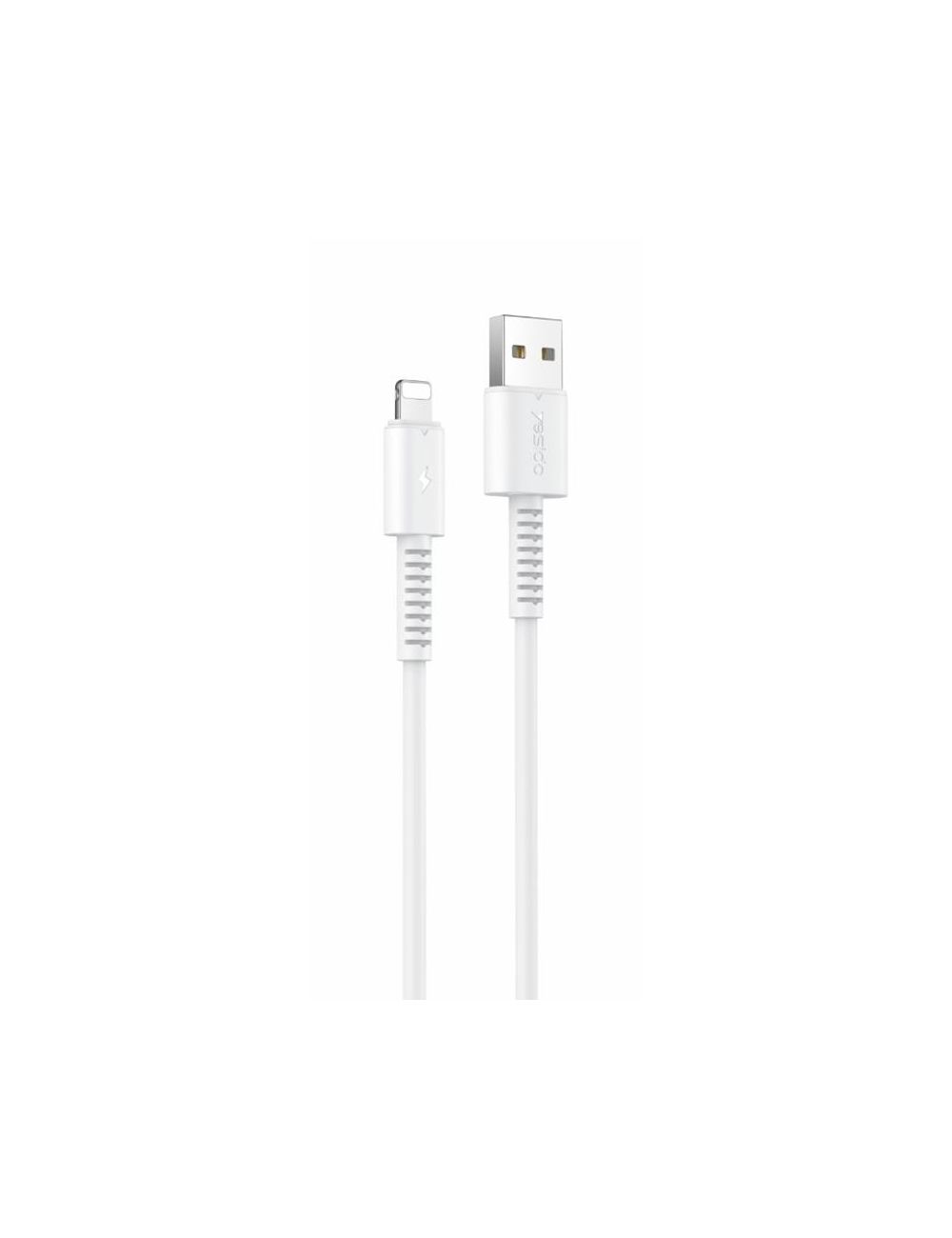 Yesido Kabel CA120 18W USB-Lightning 1m PVC 2A, WHITE / BIAŁY