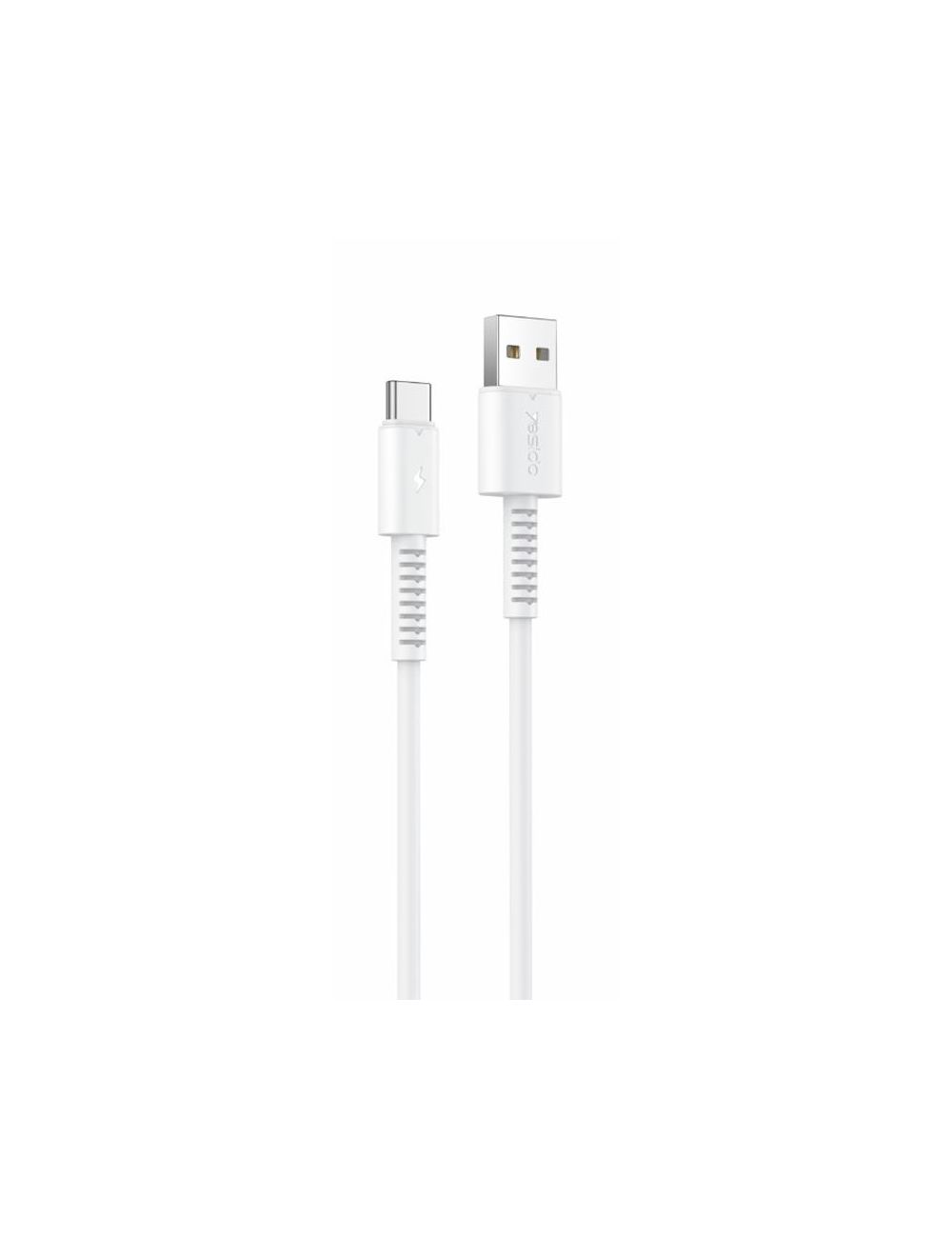 Yesido Kabel CA120 18W USB-Type-C 1m PVC 2A, WHITE / BIAŁY