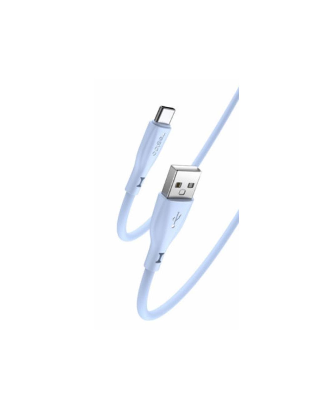 Yesido Silikonowy Kabel CA119 18W USB-Type-C 1m 2A, BLUE / NIEBIESKI