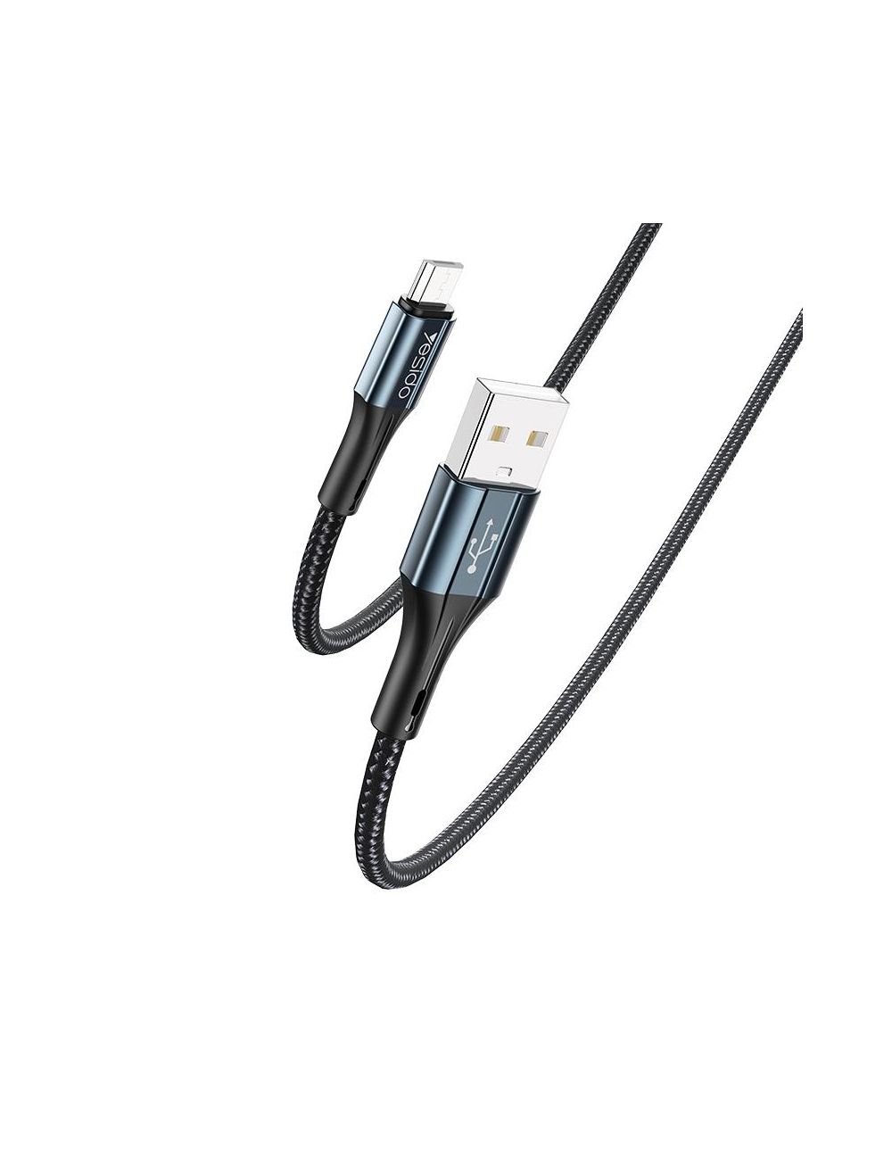 Yesido Kabel CA94 12W USB-Micro 2m 2.4A, BLACK / CZARNY