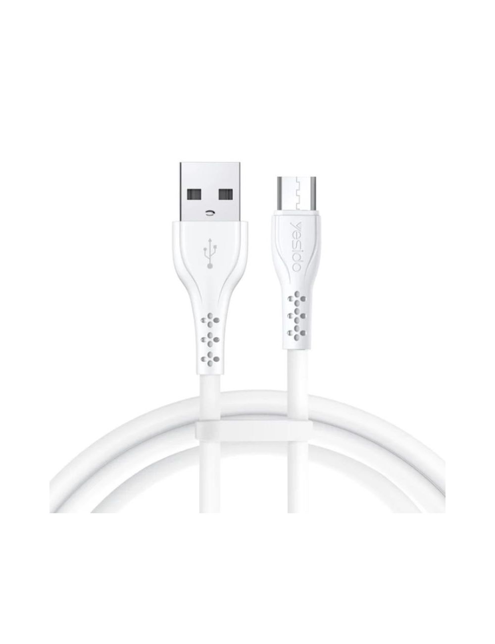 Yesido Kabel CA71 USB-Micro 2A (20szt.) 1m, WHITE/BIAŁY