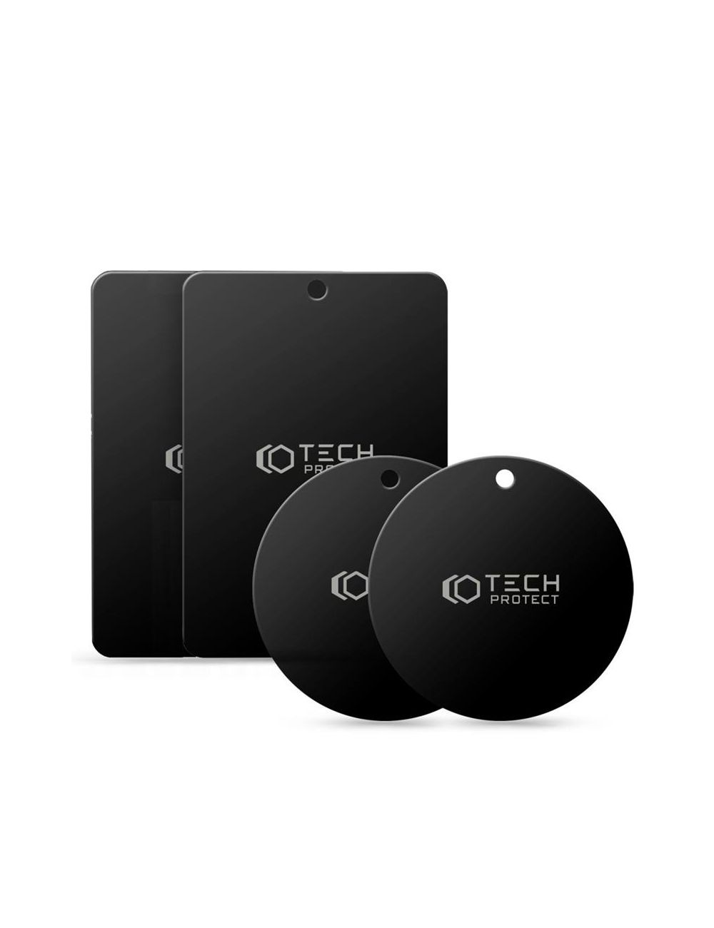 TECH-PROTECT BLASZKI METALPLATE 4-PACK BLACK