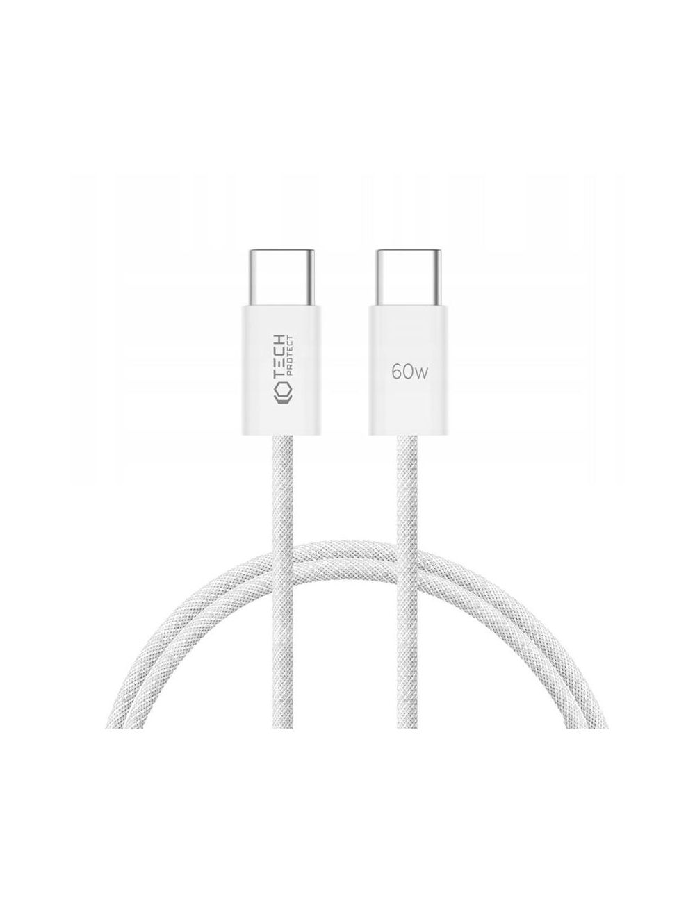 TECH-PROTECT KABEL ULTRABOOST CLASSIC 60W 3A USB-C/USB-C 1M WHITE