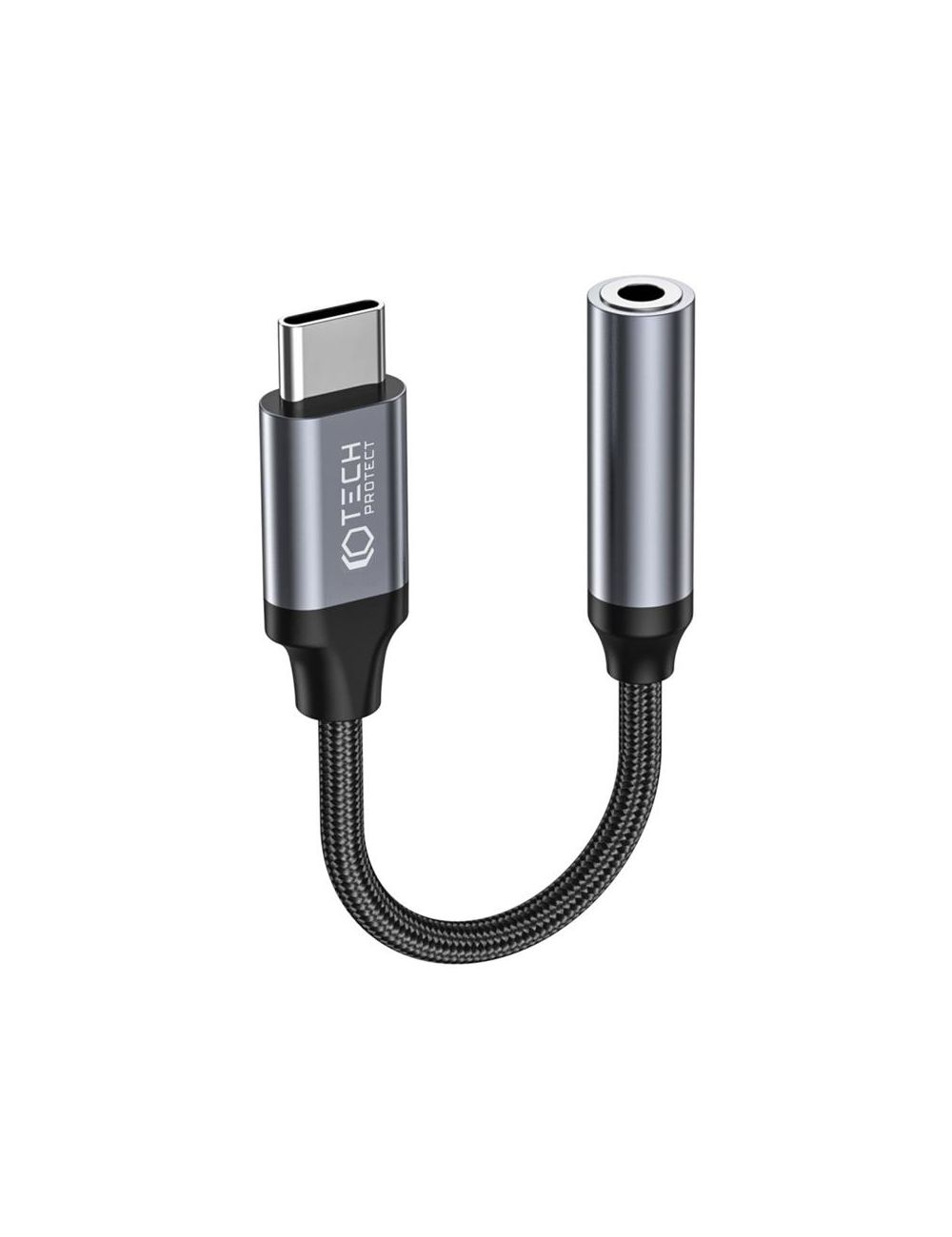 TECH-PROTECT ADAPTER ULTRABOOST USB-C/ MINI JACK 3.5MM BLACK