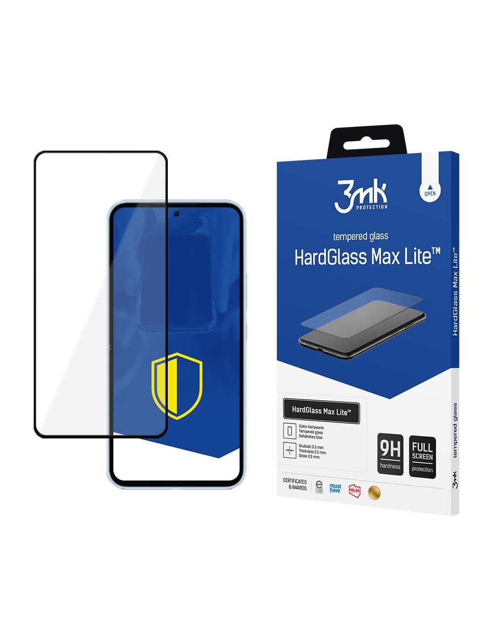 3MK HARD GLASS MAX LITE SAMSUNG A35/A55 5G