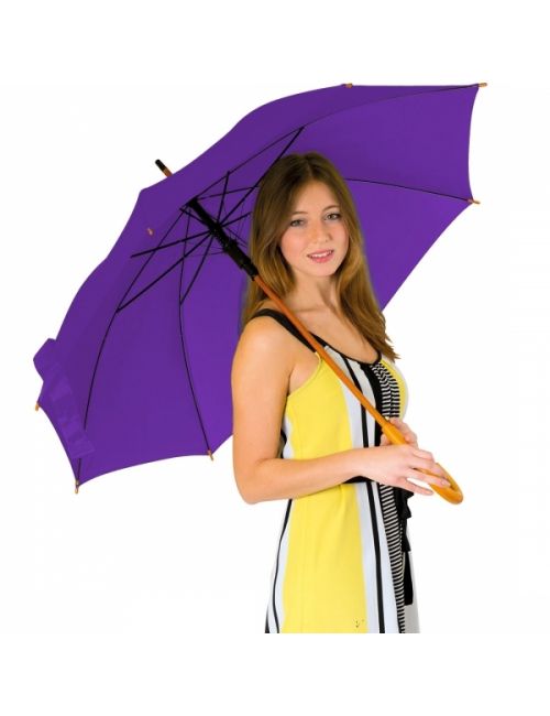 Parasol automatyczny, drewniany NANCY