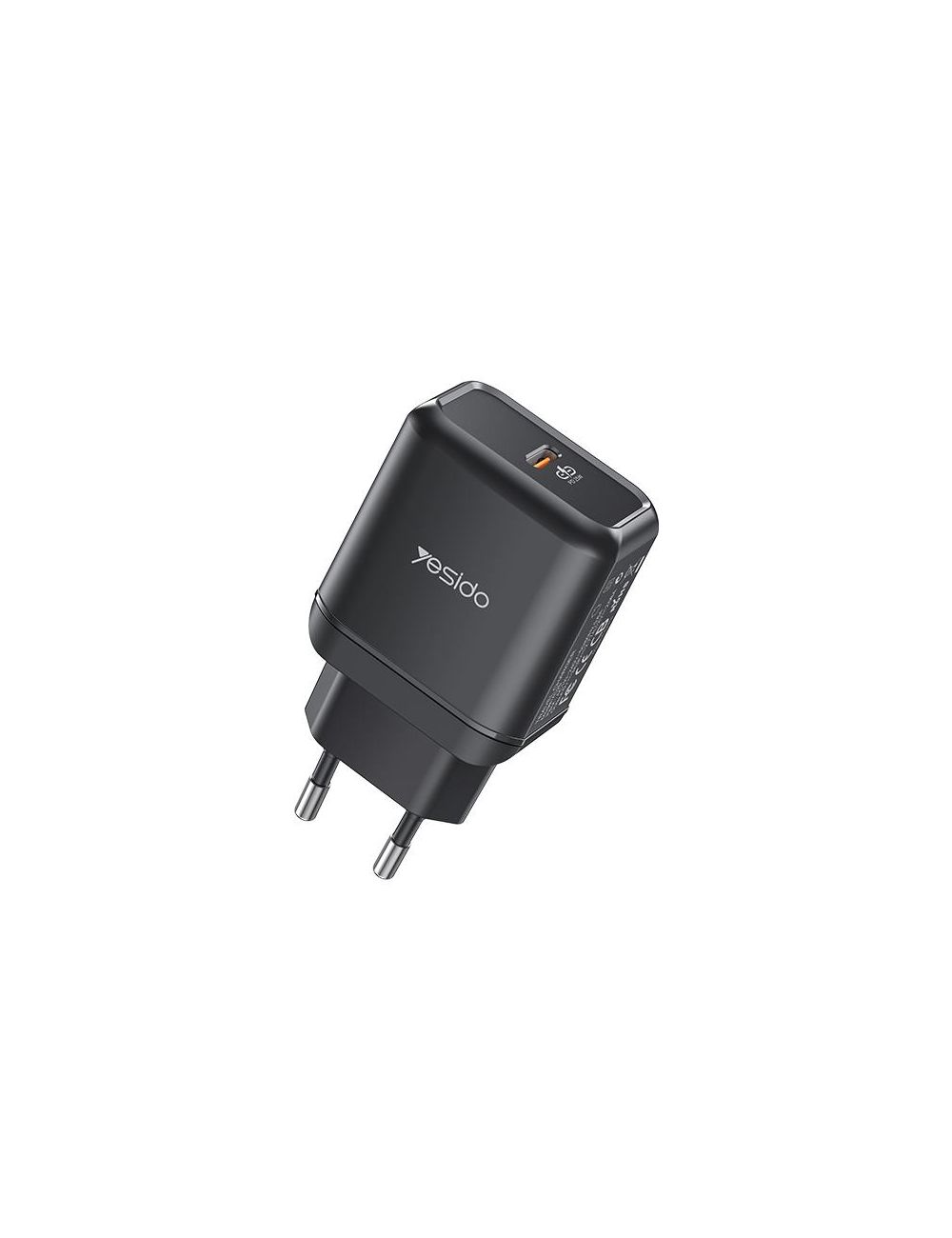 Yesido ładowarka sieciowa YC29 PD 25W QC USB-C BLACK / CZARNY