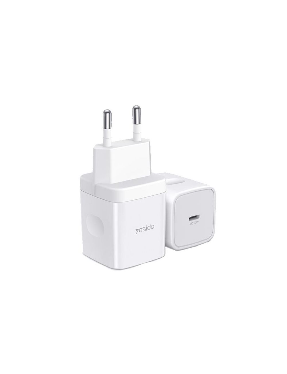 Yesido ładowarka sieciowa YC30 PD 20W QC USB-C WHITE / BIAŁY