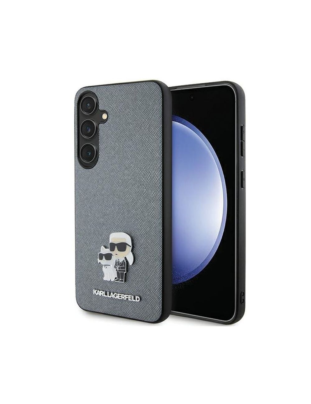 KARL LAGERFELD Samsung S24+ SAFFIANO KC PIN KLHCS24MPSAKCMPG GREY