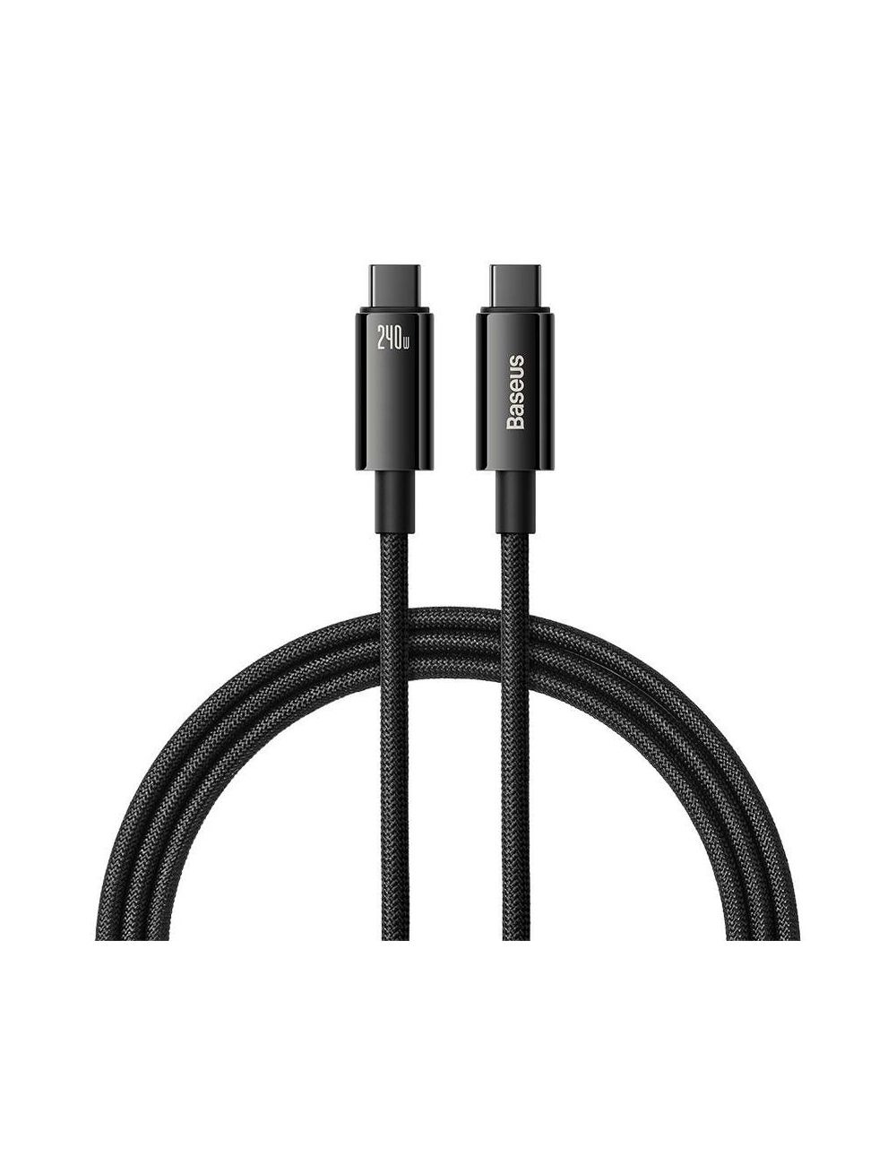 KABEL BASEUS TUNGSTEN 240W USB-C/USB-C 1M BLACK