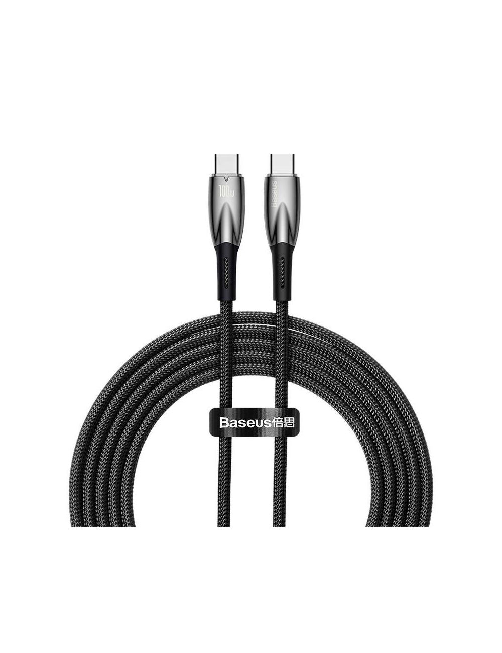 KABEL BASEUS GLIMMER USB-C/USB-C 100W 2M BLACK