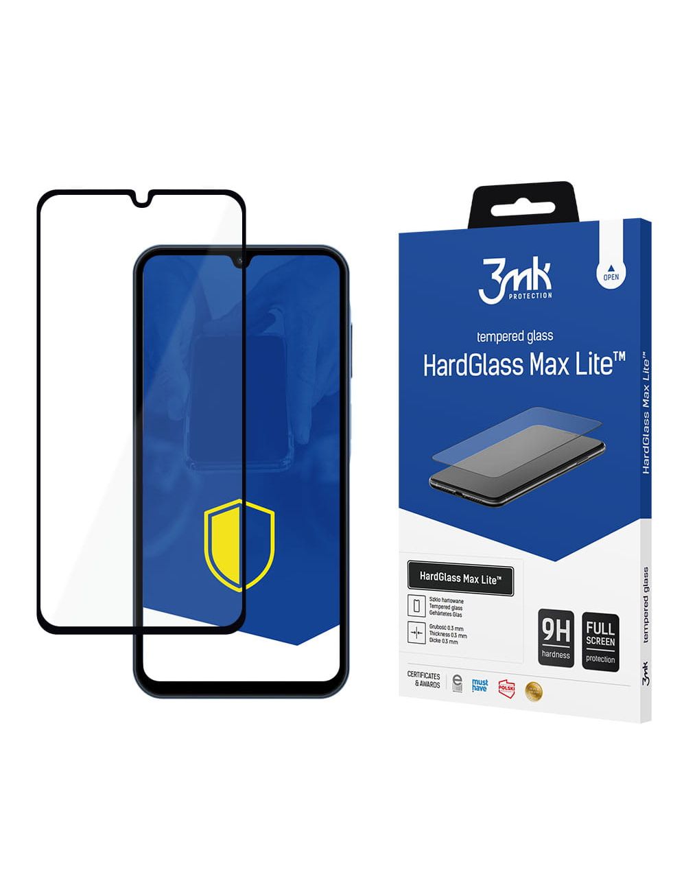 3MK HARD GLASS MAX LITE SAMSUNG A15 5G