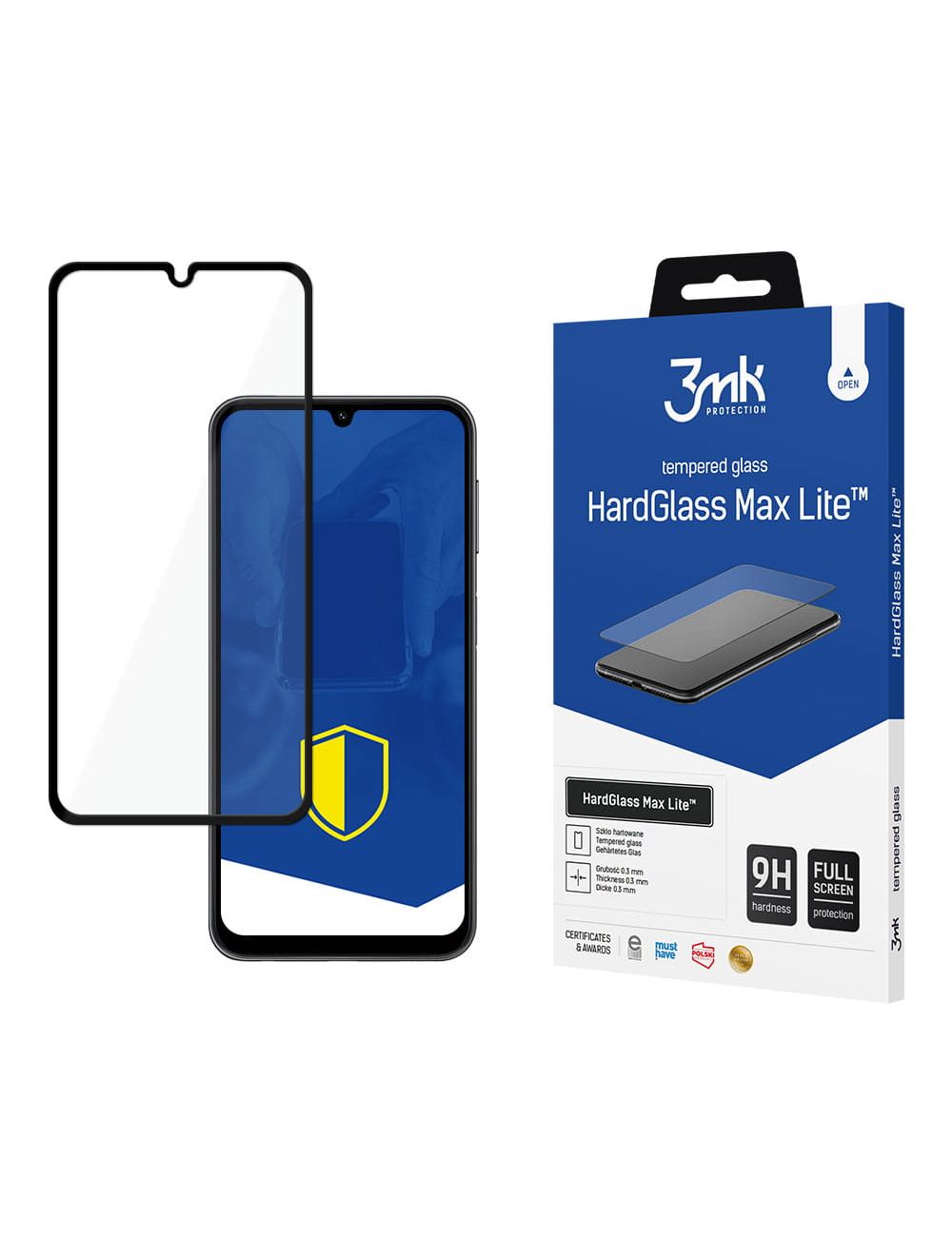 3MK HARD GLASS MAX LITE SAMSUNG A25 5G