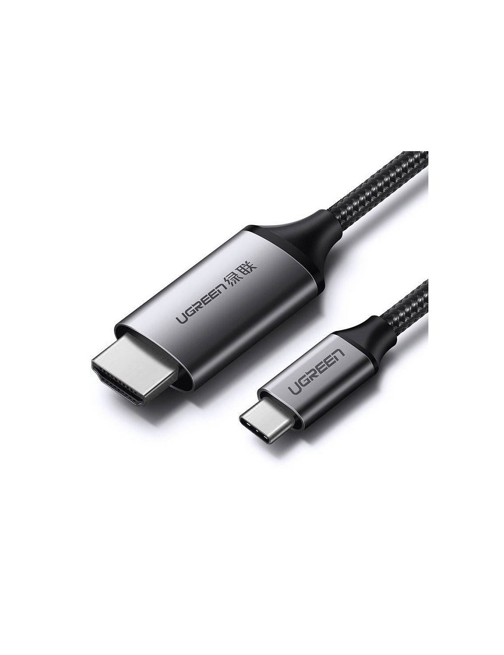 Ugreen kabel przewód HDMI - USB Typ C 4K 60 Hz 1,5 m czarno-szary