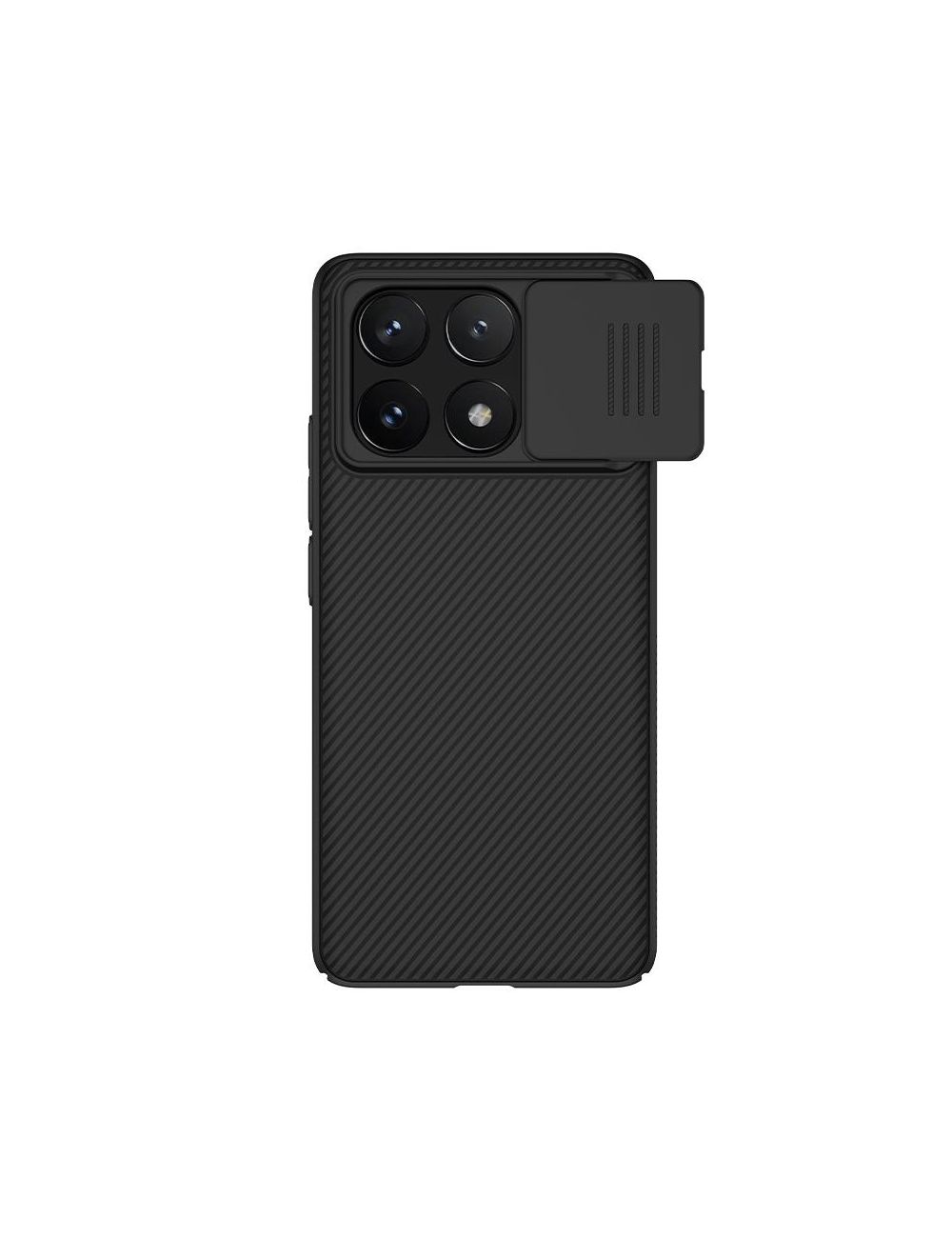 NILLKIN CAMSHIELD CASE XIAOMI REDMI NOTE K70E/POCO X6 PRO 5G, BLACK / CZARNY