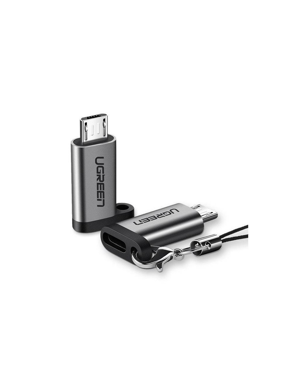 Ugreen adapter przejściówka z USB Typ C na micro USB szary