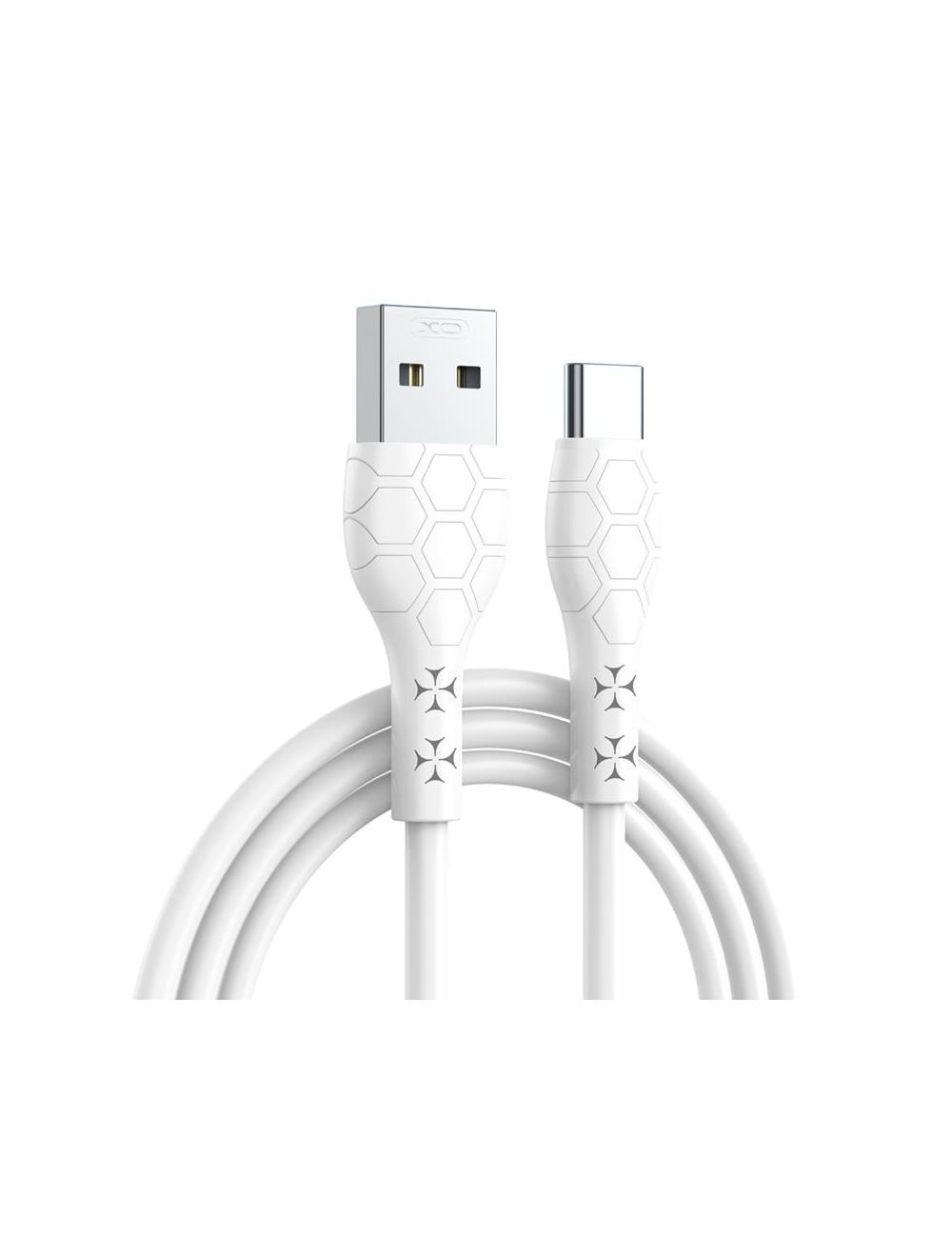 XO KABEL NB240 USB/USB-C 1m 2,4A biały