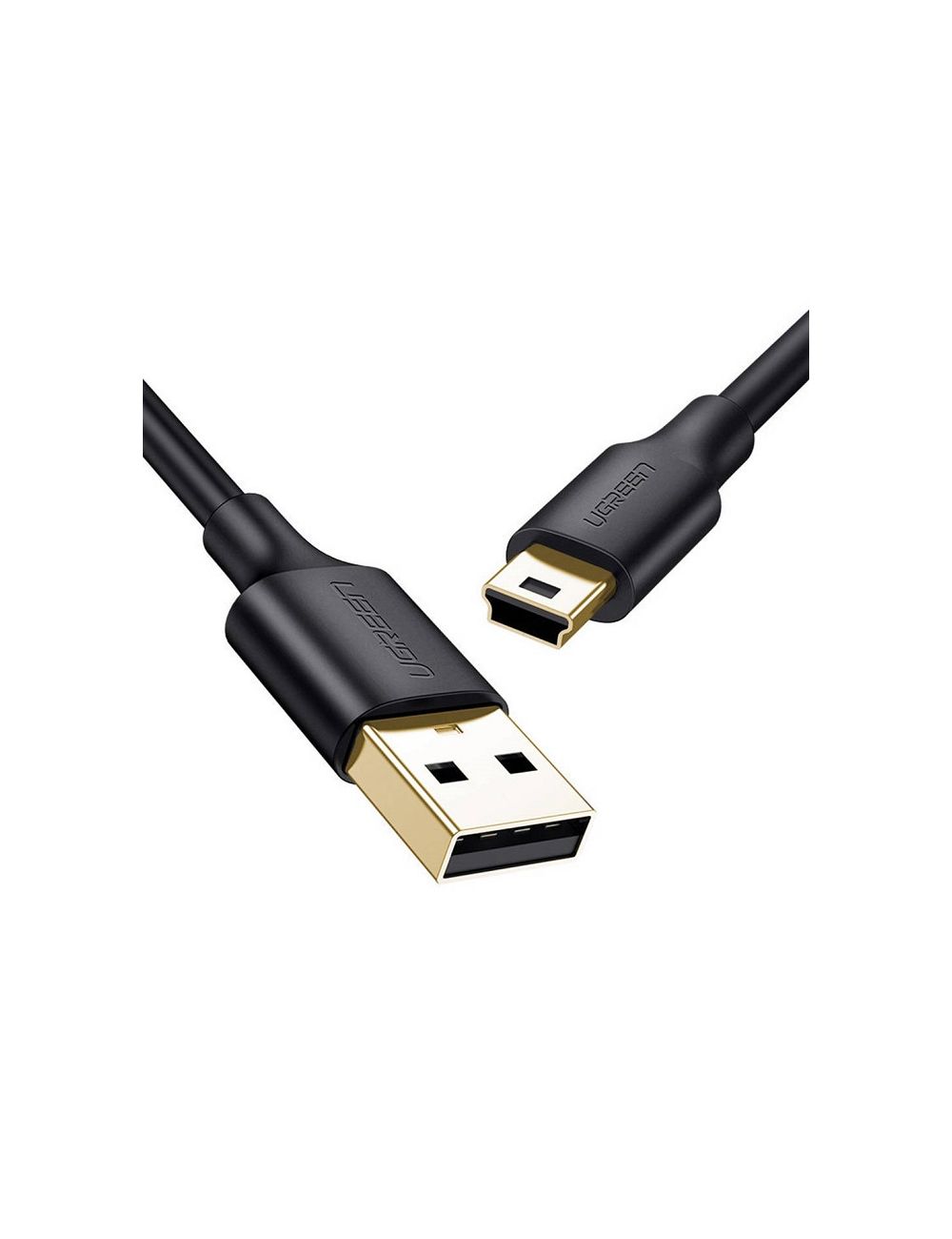 Ugreen kabel przewód USB - mini USB 480 Mbps 1 m czarny