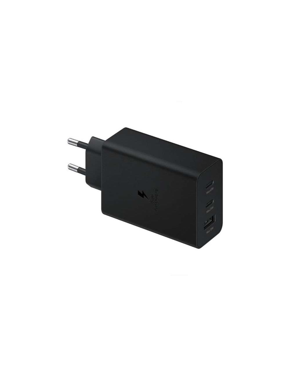 ŁADOWARKA SIECIOWA PD 2xUSB-C 65W 1xUSB CZARNY BULK