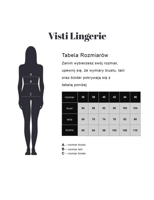 Wyszczuplająca koszula nocna Ester czarno-biała