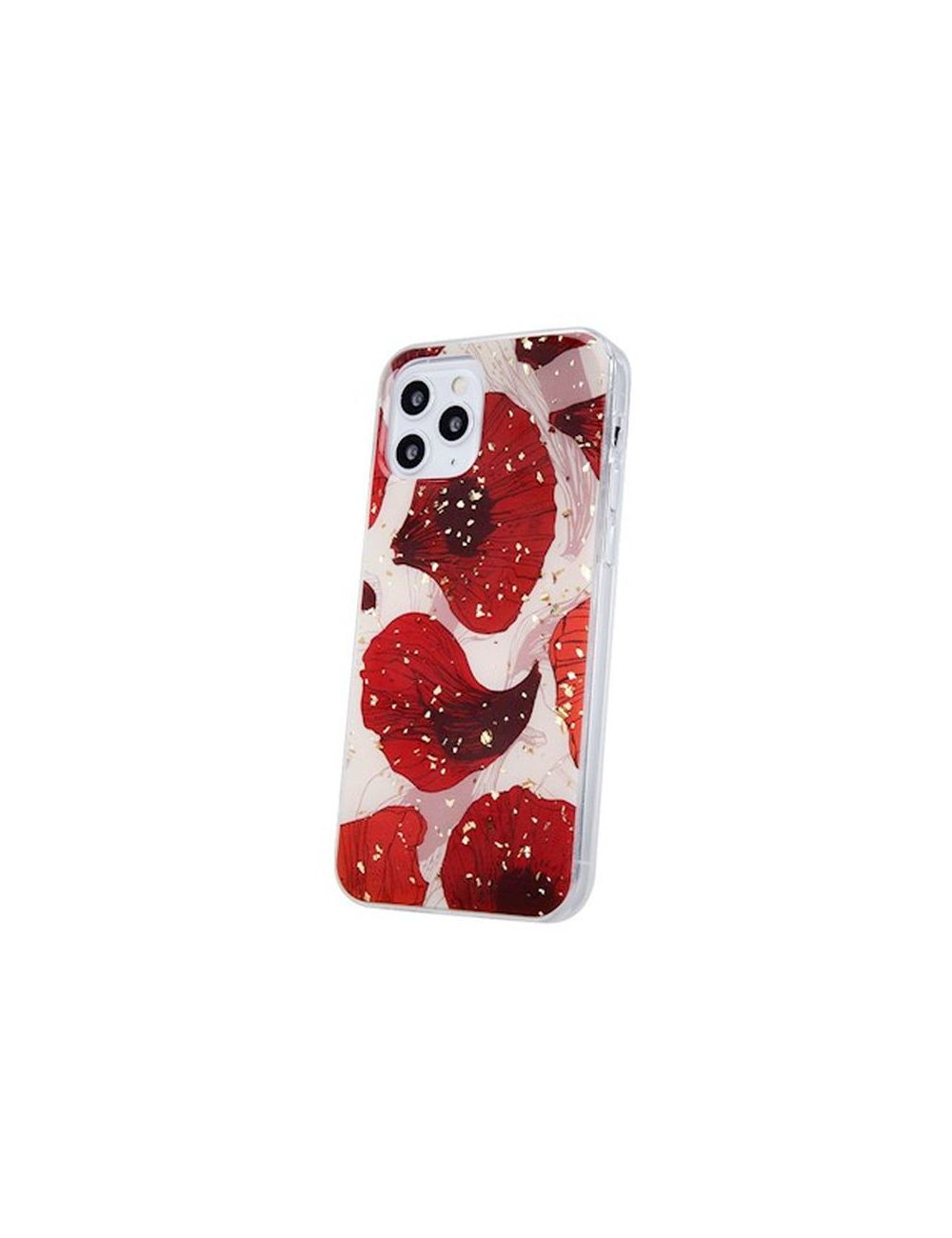 ETUI GOLD GLAM IPHONE 12/12 PRO POPPY