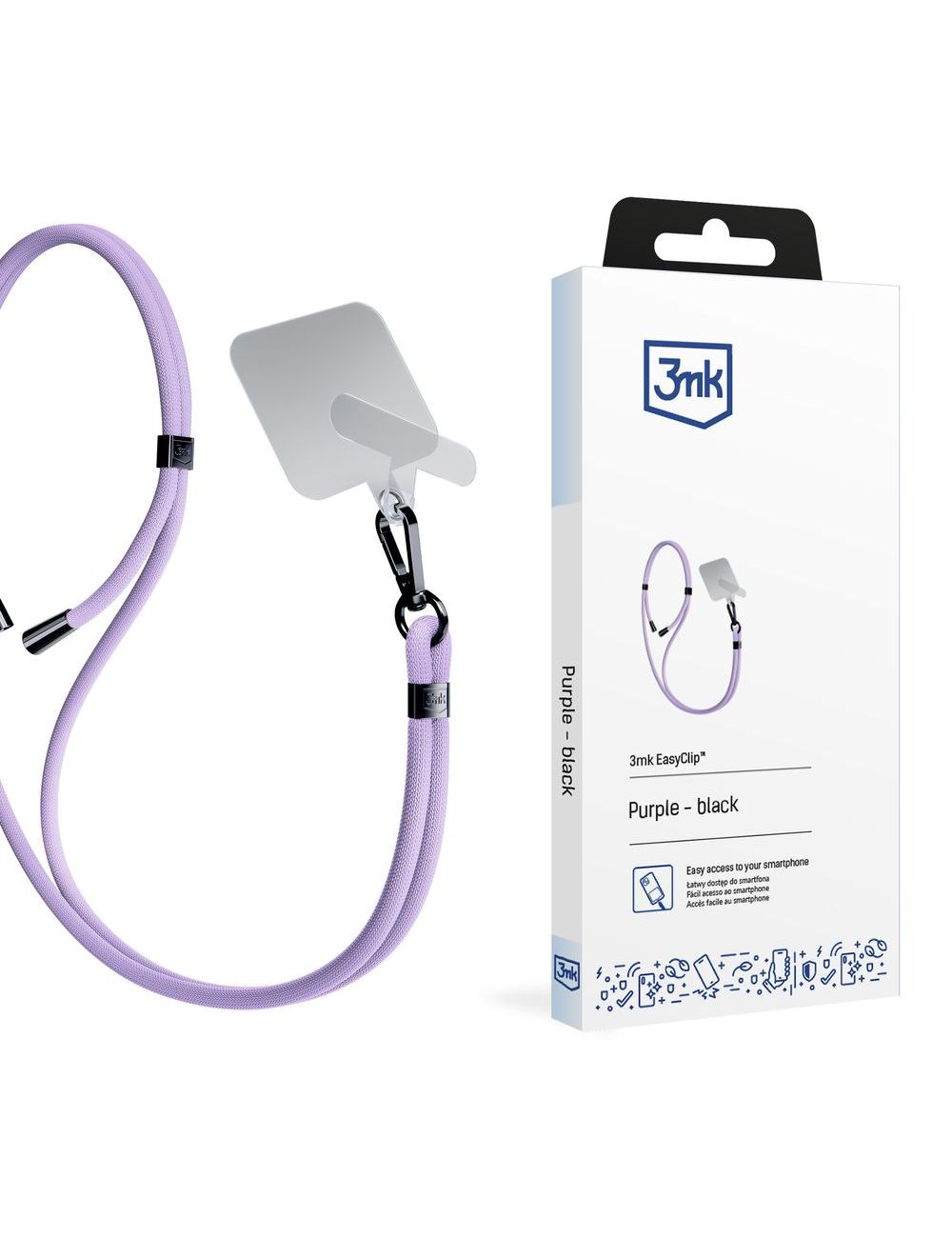 3MK SMYCZ EASYCLIP PURPLE(BLACK) 