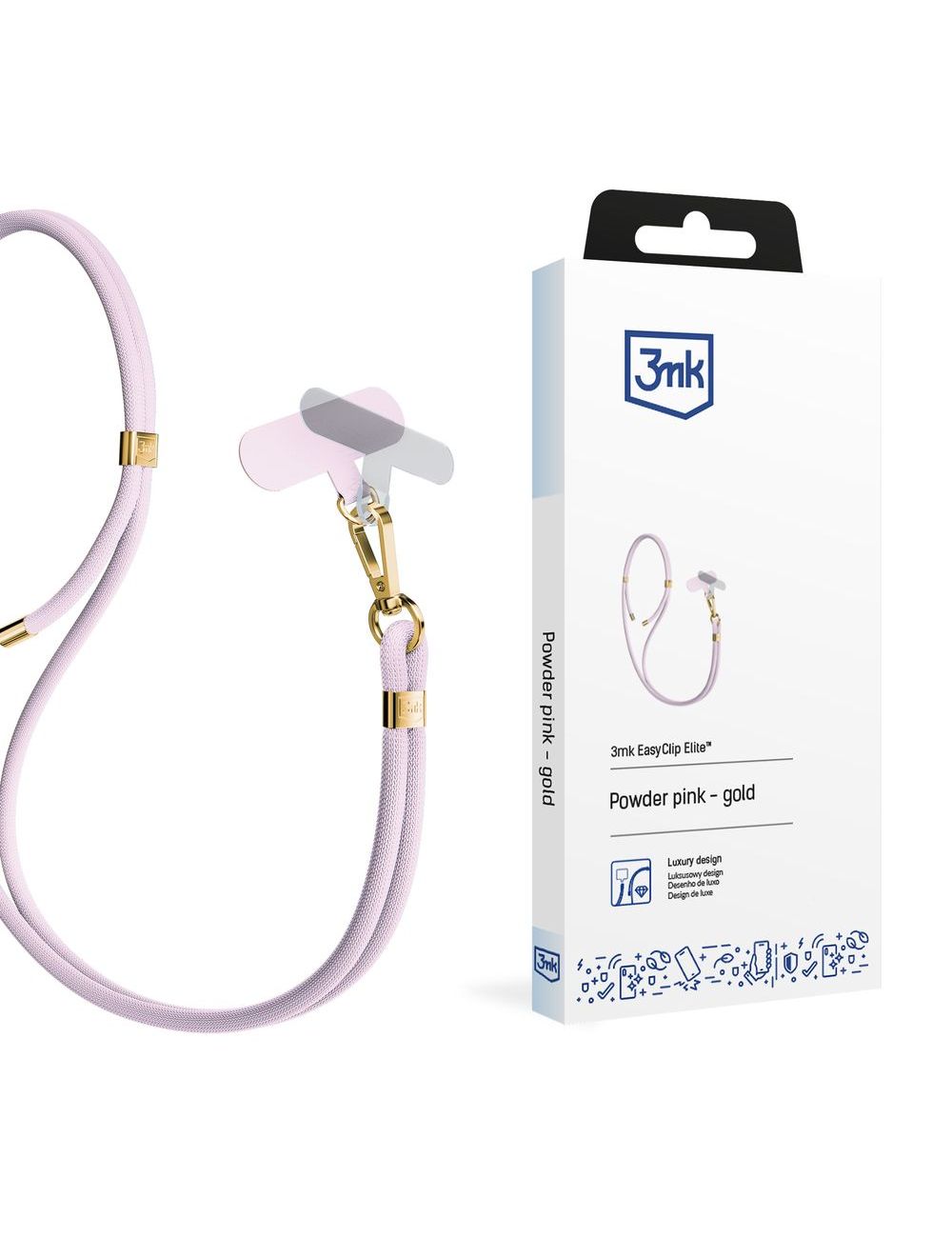 3MK SMYCZ EASYCLIP ELITE POWDER PINK (GOLD)