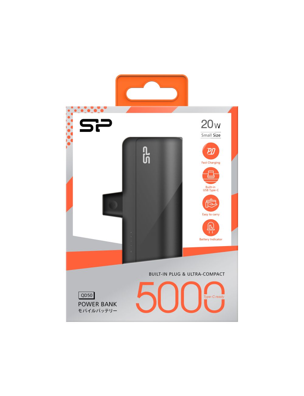 Power bank QD50 5000 mAh Silicon Power