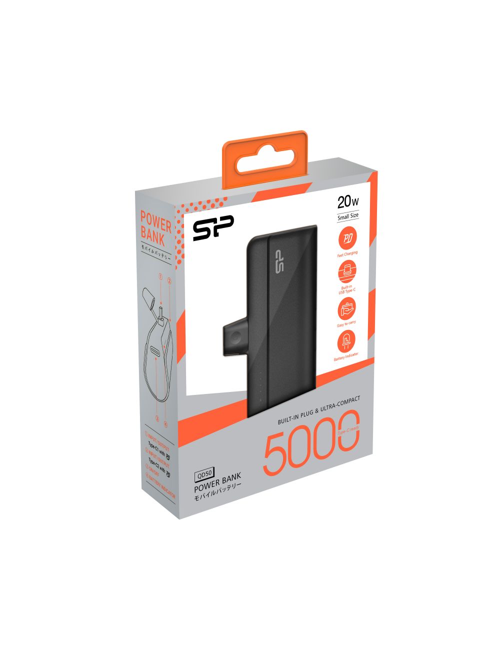 Power bank QD50 5000 mAh Silicon Power