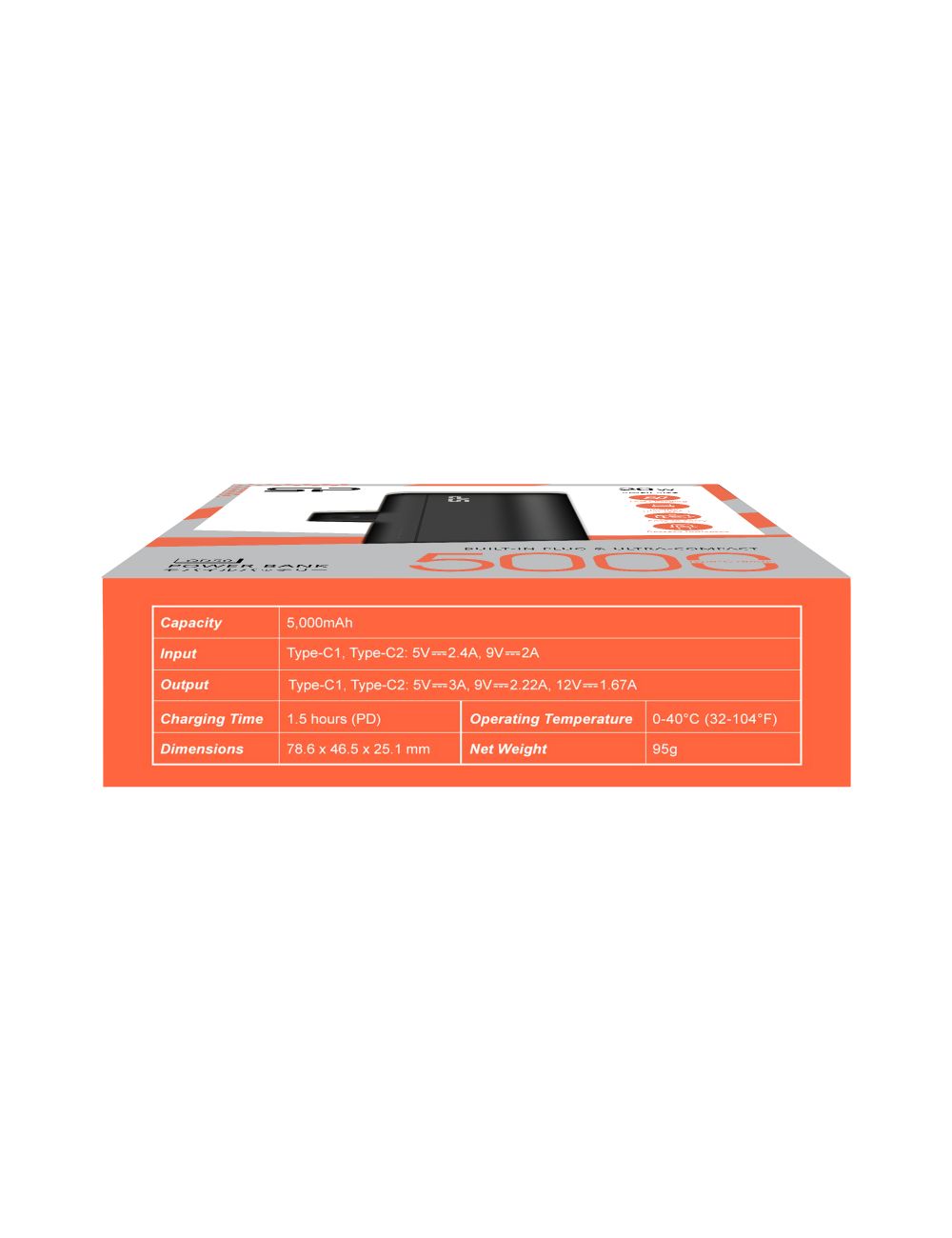 Power bank QD50 5000 mAh Silicon Power