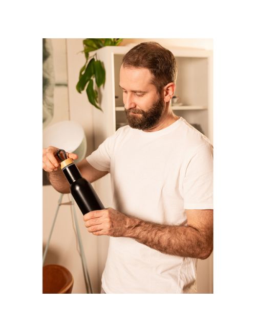 Butelka próżniowa 400ml Lome, czarny