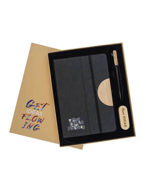 Zestaw upominkowy z pamięcią USB 64GB Denver, czarny