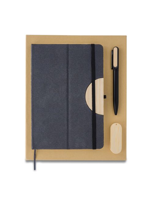 Zestaw upominkowy z pamięcią USB 64GB Denver, czarny