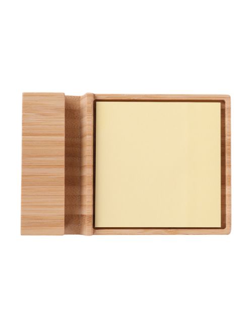 Bambusowy stojak na telefon Edgar, beżowy 