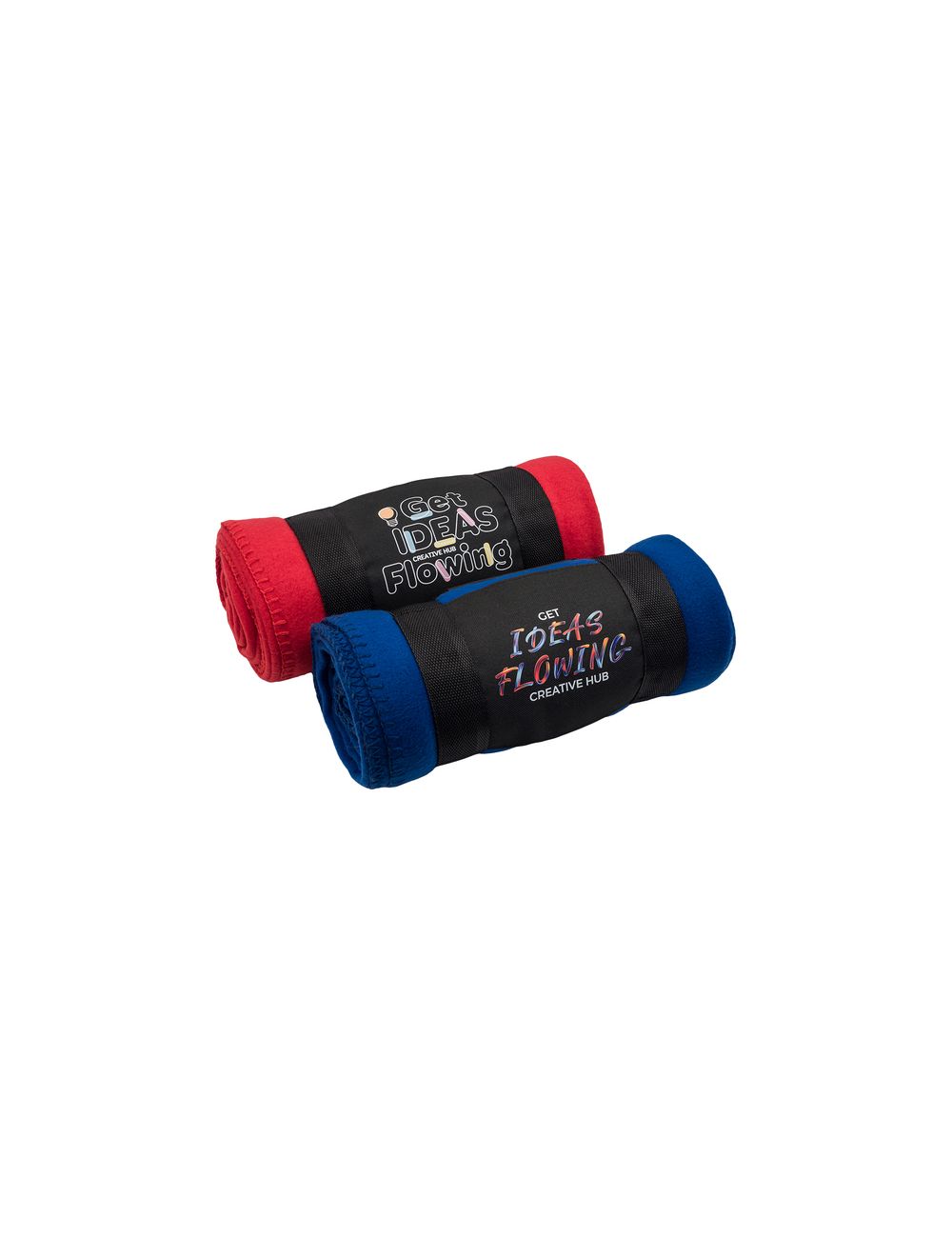 Koc polarowy Git, granatowy 