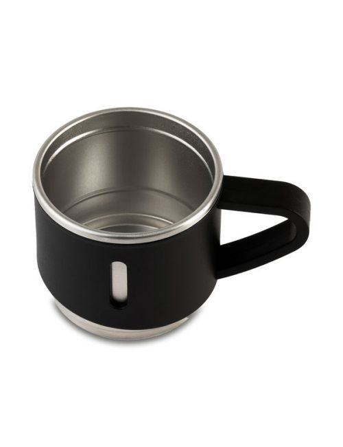 Termos z kubkami Attu 500 ml, czarny - druga jakość