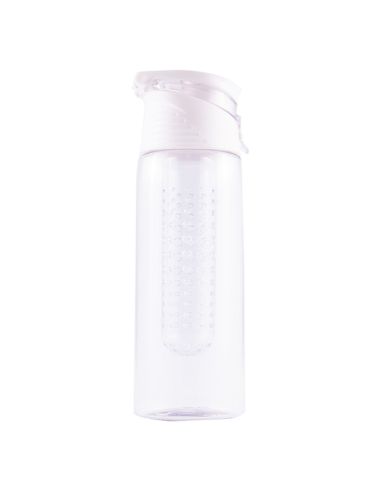 Bidon Frutello 700 ml, biały/transparentny