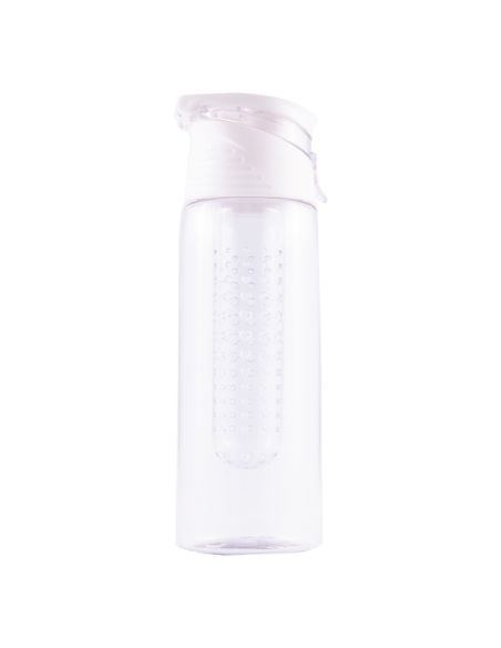 Bidon Frutello 700 ml, biały/transparentny