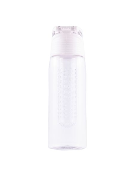 Bidon Frutello 700 ml, biały/transparentny