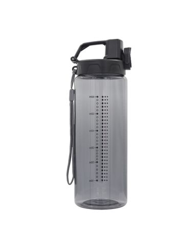 Bidon Feelsogood 600 ml, czarny/szary