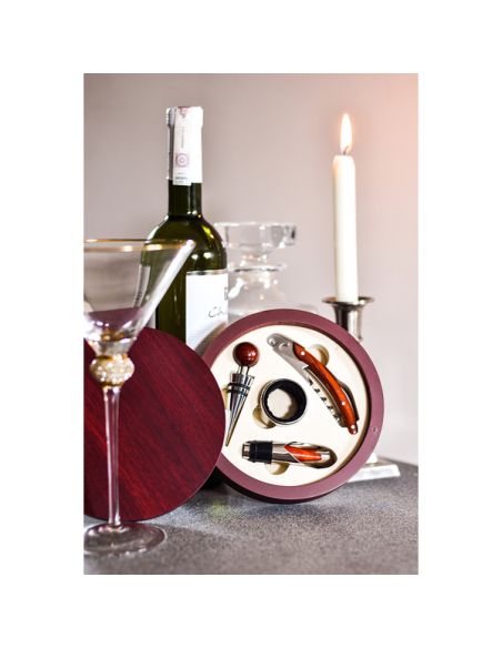 Zestaw do wina Limoges, bordowy 