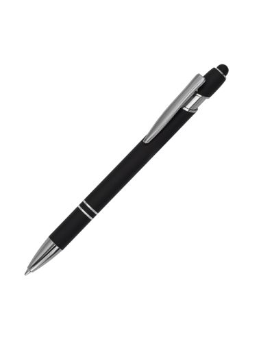 Długopis aluminiowy Softano, czarny 