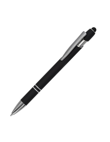 Długopis aluminiowy Softano, czarny 