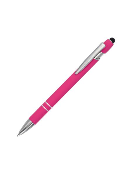 Długopis aluminiowy Softano, różowy 