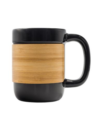 Kubek ceramiczny Soro, czarny